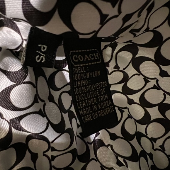 Coach bucket hat-Black Nylon-Gently Used - Picture 7 of 7